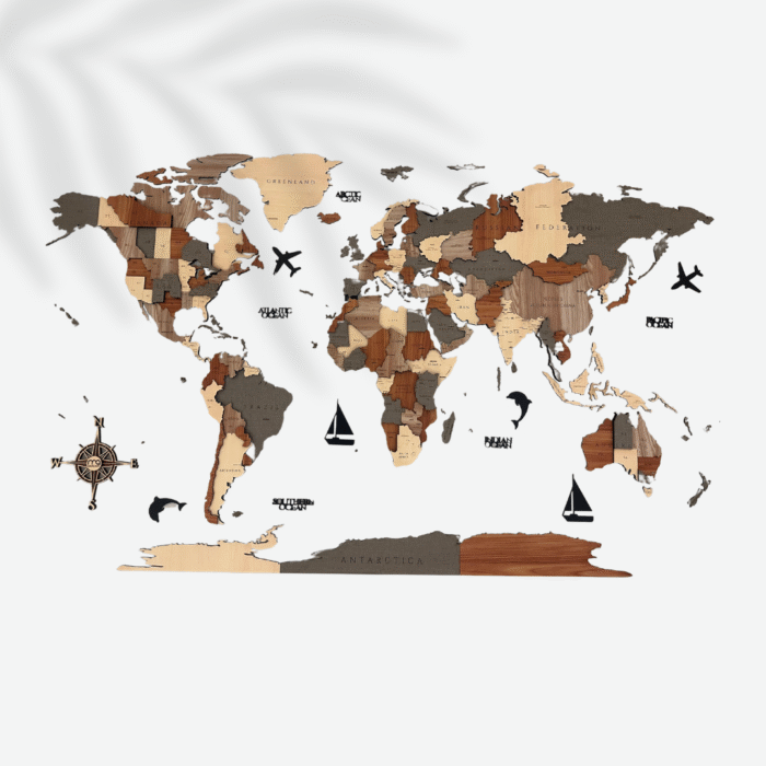 World Map Wall Art