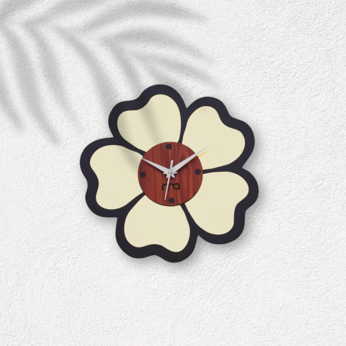 Flower Wall Clock